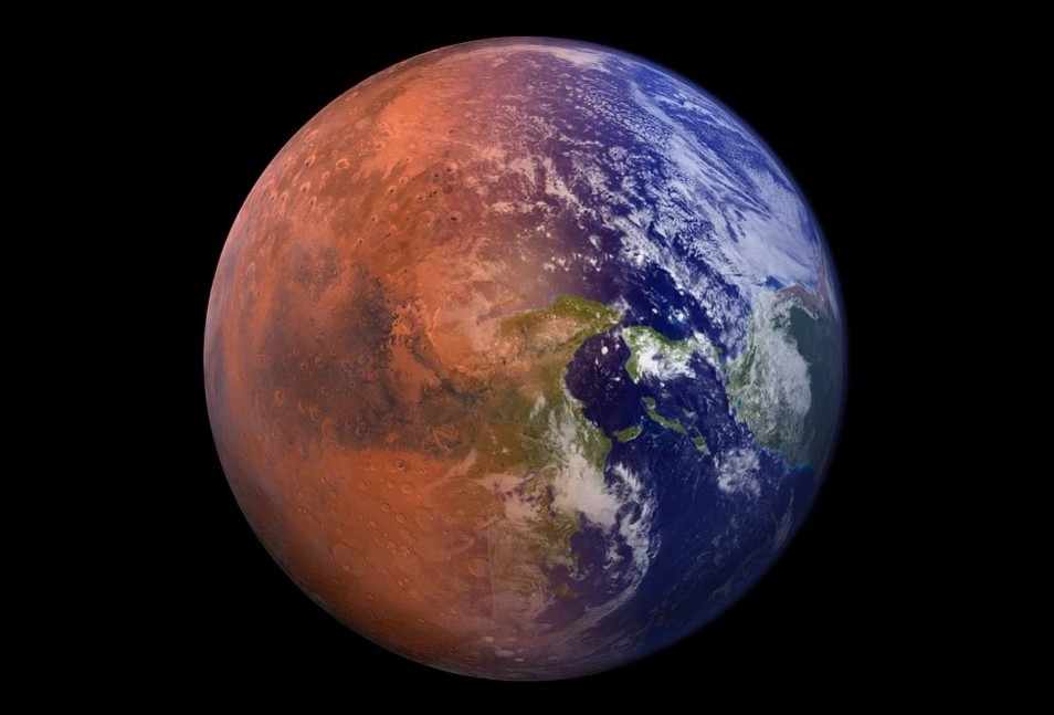 Earth turning into Mars