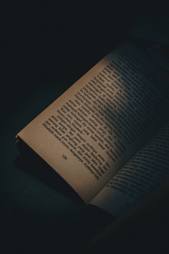A page of a book.