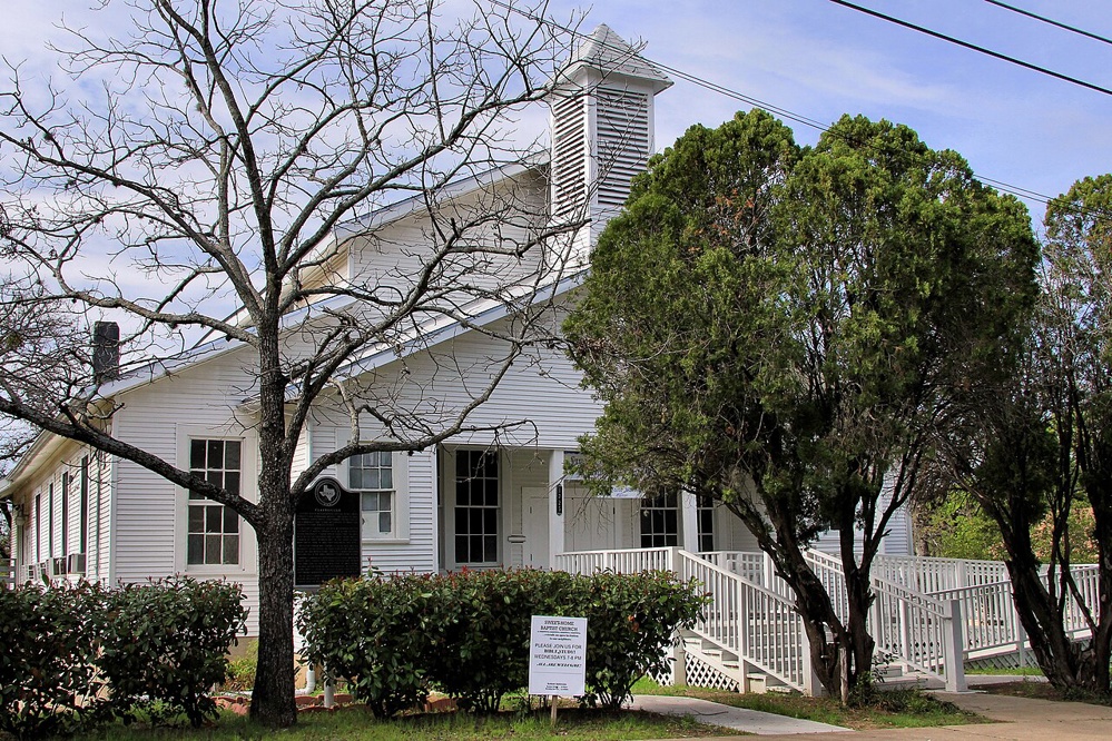 The Sweet Home Baptist Church in Clarksville Historic District